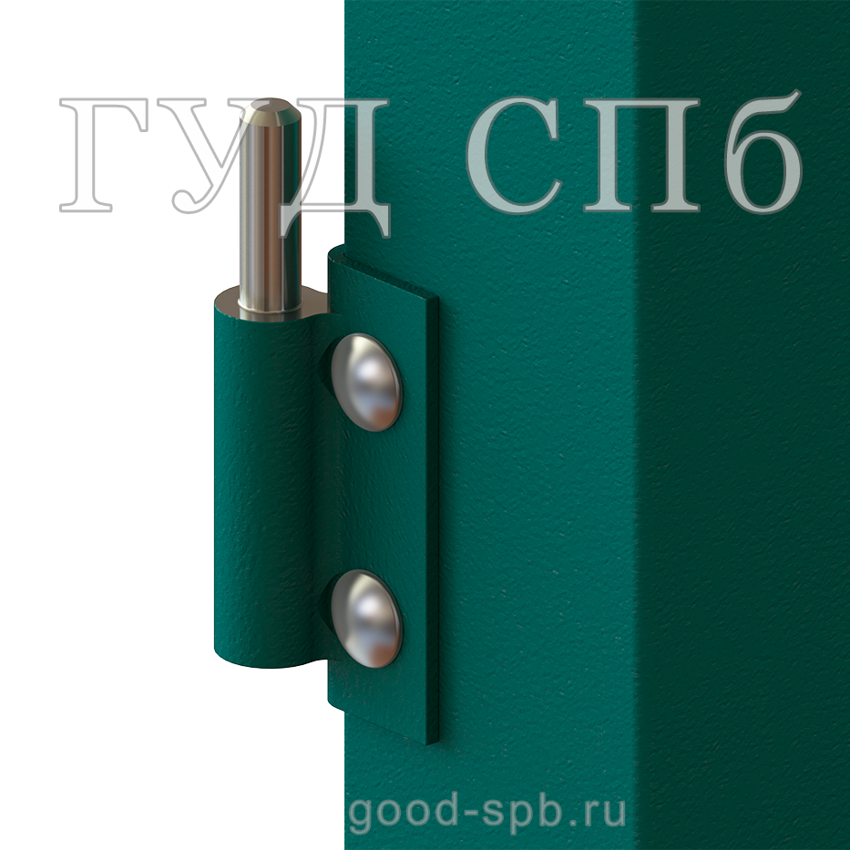 картинка Комплект ГУД петель калитка 60, цинк+ППК (2 шт)